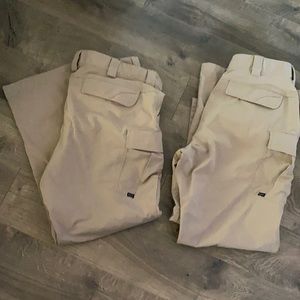 2 pairs of  - 5.11 Men’s Tactical Pants 38x30